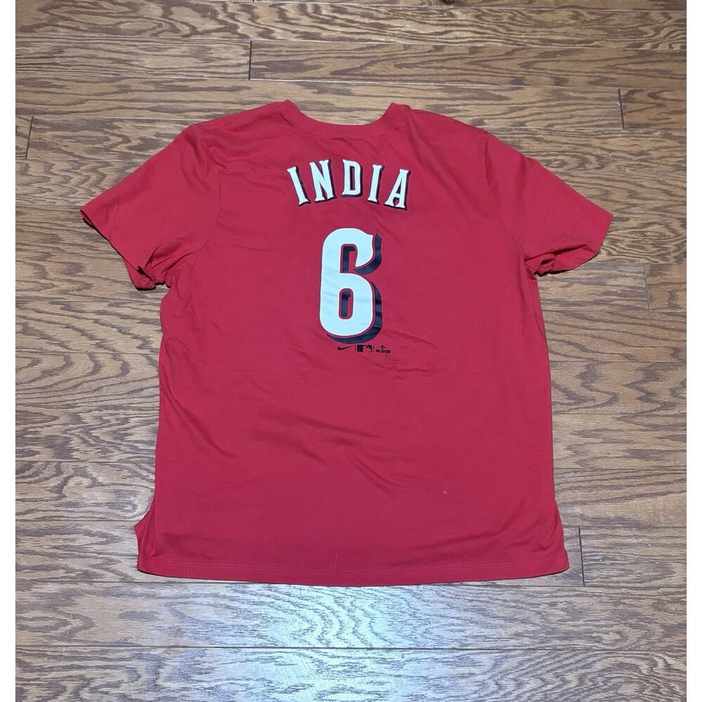 Nike Cincinnati Reds MLB Jonathan India #6 Short Sleeve T-Shirt Jersey, Size XXL